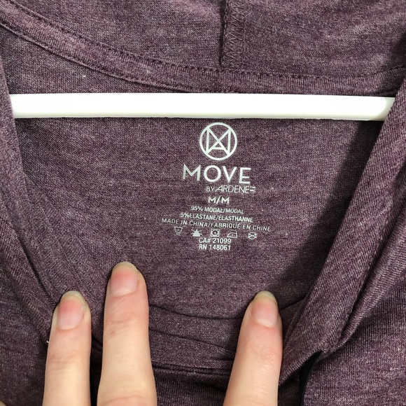 Purple Hoodie With Front Knot - Picture 5 of 5